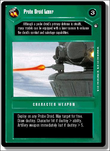 Star Wars: Hoth Limited (Base Set) card 80 Probe Droid Laser