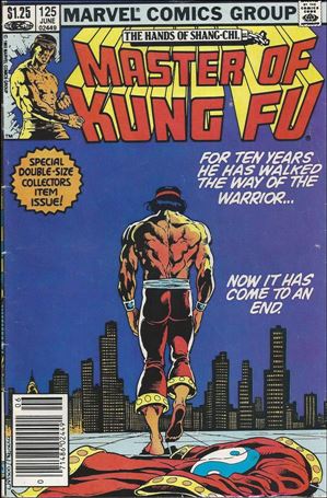 Master of Kung Fu (1974) issue 125-B Canadian Price Cover