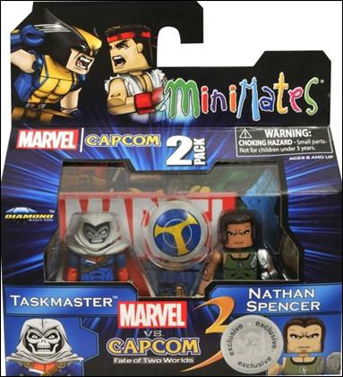 Marvel vs Capcom 3 Minimates figure 12 Taskmaster and Nathan Spencer (TRU)