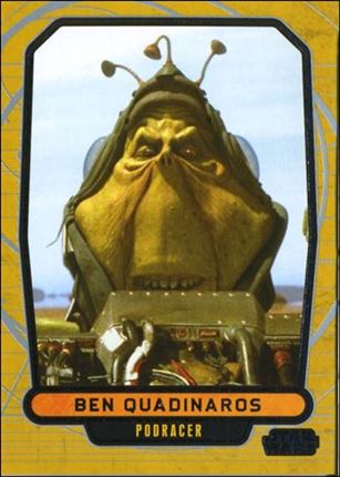 Star Wars Galactic Files (Expansion Subset) card 354 Ben Quadinaros Podracer