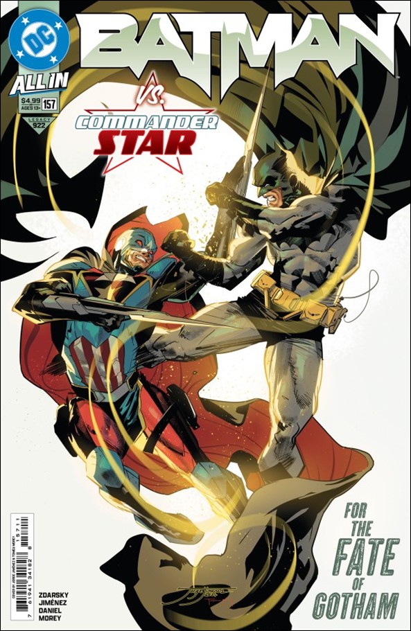 Batman (2016) issue 157 Jorge Jiménez Cover
