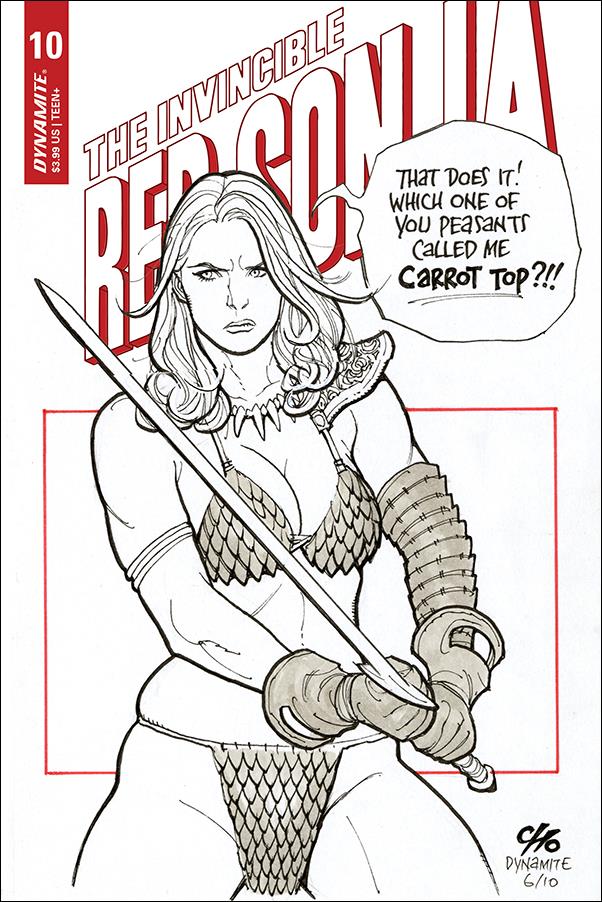 Invincible Red Sonja issue 10-D Frank Cho Cover