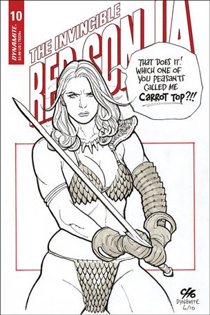Invincible Red Sonja issue 10-D Frank Cho Cover