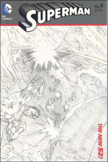 Superman (2011) issue 9-B Ivan Reis 1:25 Wraparound Sketch Cover