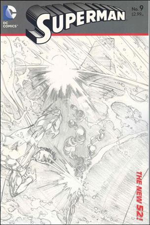 Superman (2011) issue 9-B Ivan Reis 1:25 Wraparound Sketch Cover