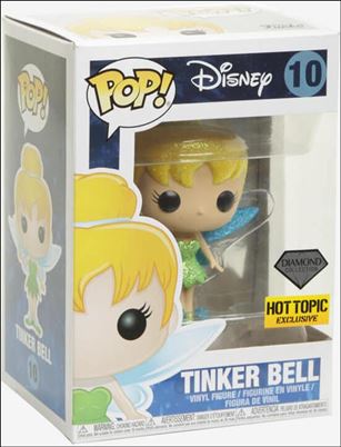 POP! Disney figure 10-C Tinker Bell (Diamond Collection) Hot Topic