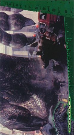 Godzilla Supervue (Base Set) card 10 A City Besieged!