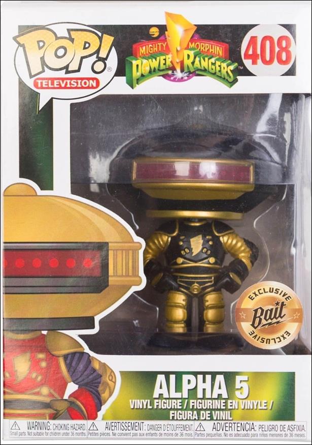 POP! Television figure 408 Alpha 5 Bait Exclusive