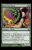 Magic the Gathering: Guildpact (Base Set) card 79 Battering Wurm
