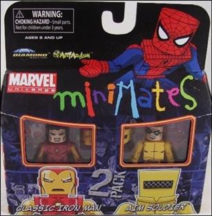 Marvel Minimates figure 72 Classic Iron Man and AIM Soldier