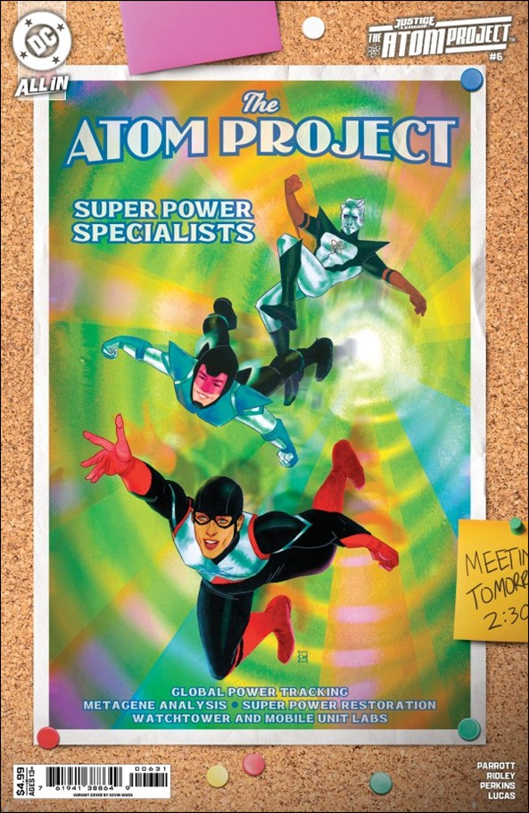 Justice League: The Atom Project issue 6-C Kevin Wada Cardstock Cover