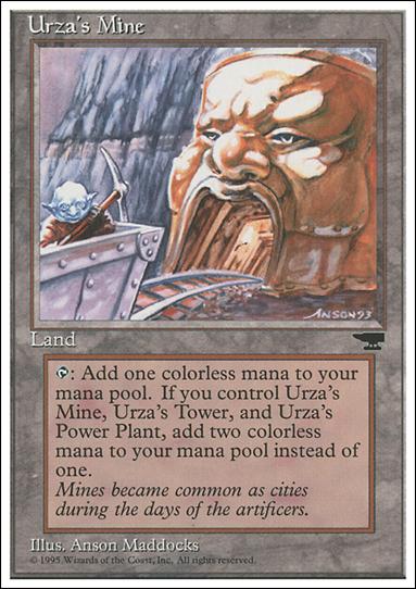 Magic the Gathering: Chronicles (Base Set) card 114 Urza's Mine
