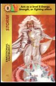Marvel OverPower (Base Set) card nn206 Storm: Emotional Outbust