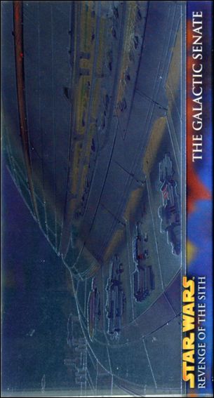 Star Wars: Revenge of the Sith Widevision (Chrome Art Hobby Subset) card H5 The Galactic Senate