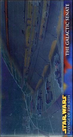 Star Wars: Revenge of the Sith Widevision (Chrome Art Hobby Subset) card H5 The Galactic Senate