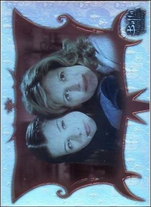 Buffy the Vampire Slayer: Connections (Parallel Foil Base Set) card BC-7 Buffy + Mom + Dawn: Family Connection