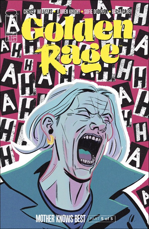 Golden Rage: Mother Knows Best issue 5 Lauren Knight Cover