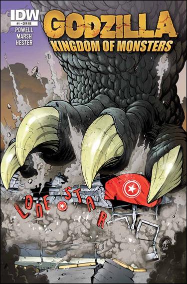 Godzilla: Kingdom of Monsters issue 1-NU Lone Star Comics Cover 1/500