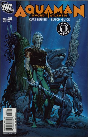 Aquaman: Sword of Atlantis issue 40 Jackson Guice Cover