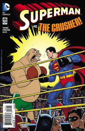 Superman (2011) issue 46-B Ryan Sook & Spike Brandt Looney Tunes Cover