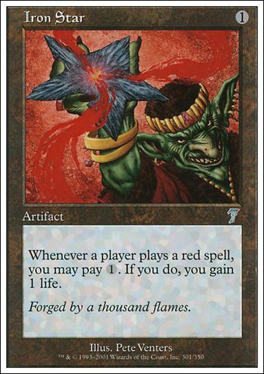 Magic the Gathering: 7th Edition (Base Set) card 301 Iron Star