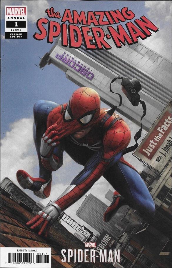 Amazing Spider-Man Annual (2018) issue 1-C Dennis Chan 1:10 Spider-Man Video Game Cover