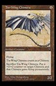 Magic the Gathering: Visions (Base Set) card 157 Tin-Wing Chimera