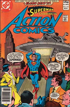 Action Comics (1938) issue 501-C UK Price Cover