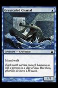 Magic the Gathering: Ravnica (Base Set)  card 52 Grayscaled Gharial