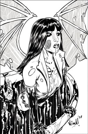 Vampirella: The Dark Powers issue 2-H Vincenzo Federici 1:11 Black & White Virgin Cover
