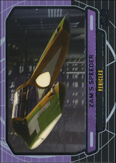 Star Wars Galactic Files (Base Set) card 251 Zam's Speeder Vehicles