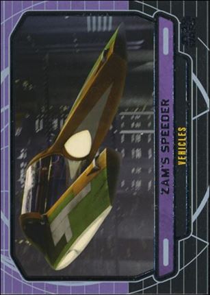 Star Wars Galactic Files (Base Set) card 251 Zam's Speeder Vehicles