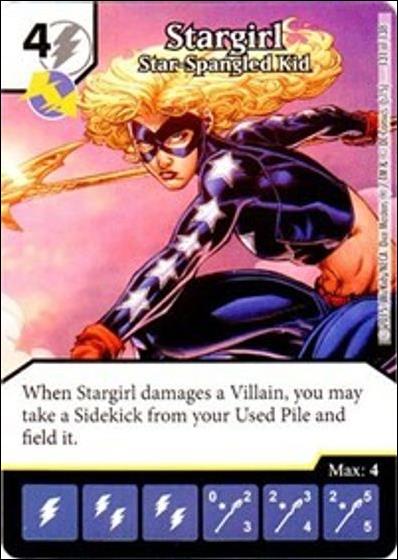 DC Comics Dice Masters Justice League  card 131 Star girl - Star-Spangled Kid