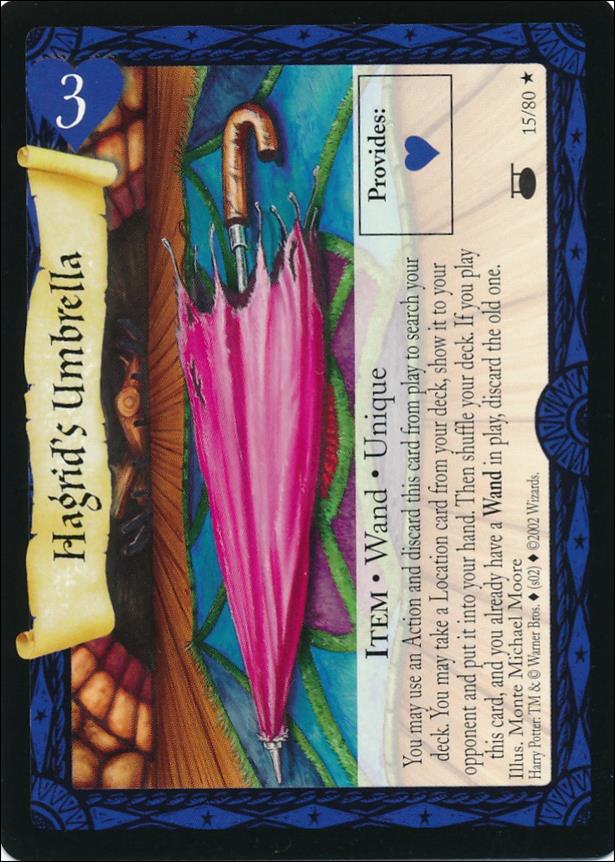 Harry Potter: Diagon Alley (Base Set) card 15 Hagrid's Umbrella