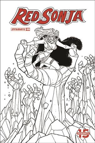 Red Sonja (2019) issue 9-J Amanda Conner 1:20 Black & White Cover
