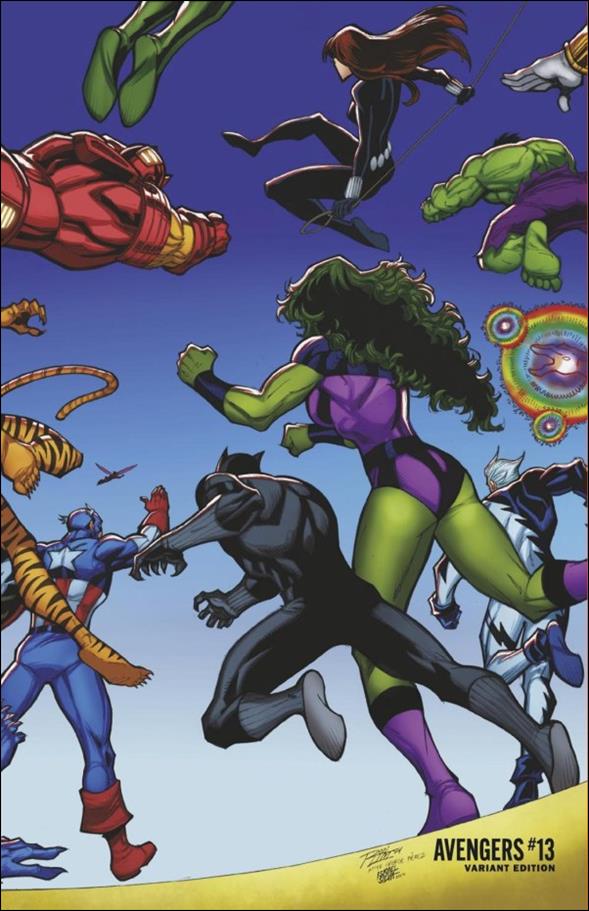 Avengers (2023) issue 13-D Ron Lim Homage Wraparound Cover