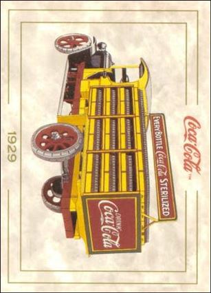 Coca-Cola Collection Series 1 (Base Set) card 31 Route Truck (1929)
