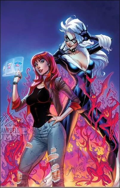 Mary Jane & Black Cat issue 1-P J. Scott Campbell Store Exc. Virgin Coverm 1/1100