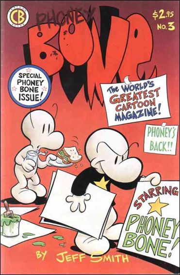 Bone (1991) issue 3-F Red Logo (6th Printing)