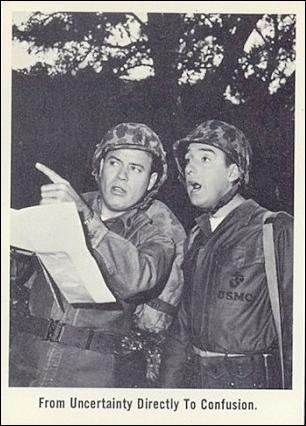 Gomer Pyle (Base Set) card 48 From Uncertainty Directly to Confusion.