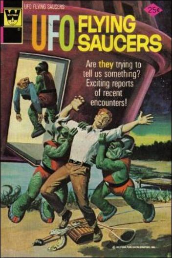 UFO Flying Saucers issue 4-B Whitman Cover