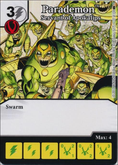 DC Comics Dice Masters Batman card 27 Parademon: Servant of Apokolips