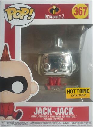 POP! Disney figure 367-B Jack-Jack (Chrome) Hot Topic