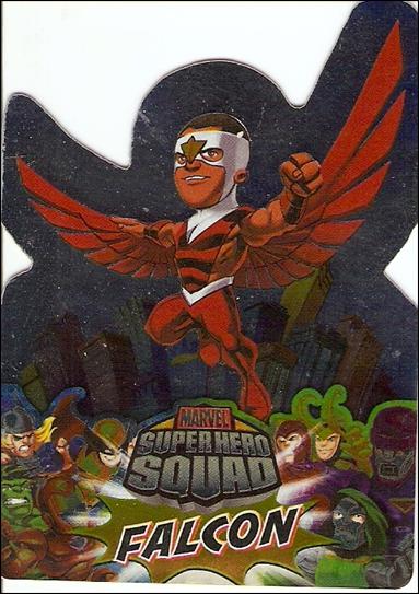 Marvel Super Hero Squad (Foil Die-Cut Subset) card 1 Falcon