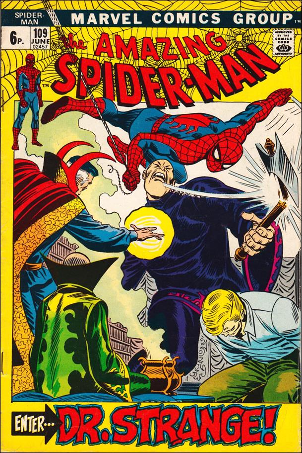 Amazing Spider-Man (1963) issue 109-B UK Price Cover