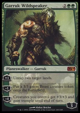 Magic the Gathering: 2010 Core Set (Base Set) card 183 Garruk Wildspeaker