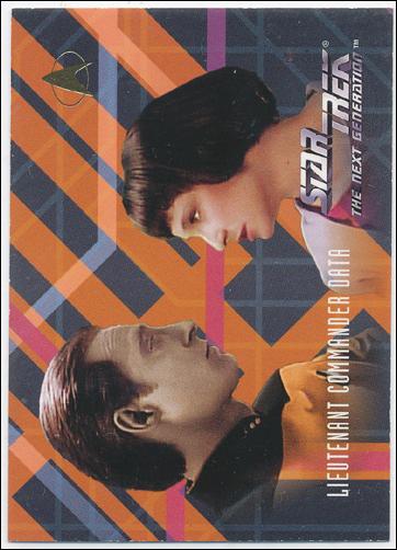 Star Trek: The Next Generation - The Episode Collection Season One (Base Set) card 107 Lieutenant Commander Data