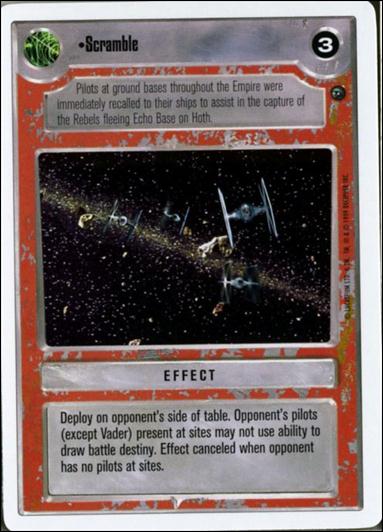 Star Wars: Dagobah Revised (Base Set) card 121 Scramble