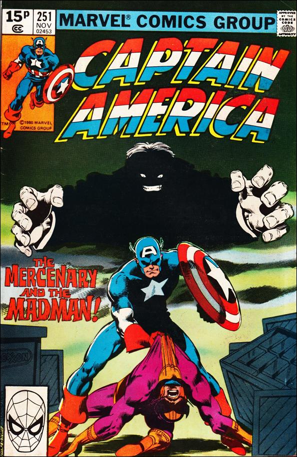 Captain America (1968) issue 251-B UK Price Cover