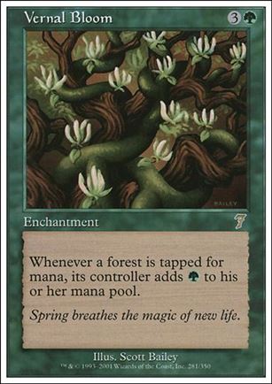 Magic the Gathering: 7th Edition (Base Set) card 281 Vernal Bloom